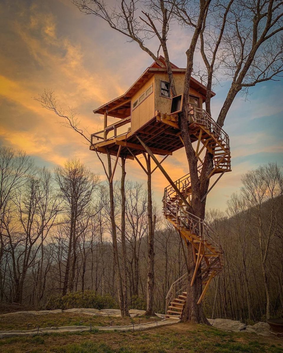ravenrock tree house airbnb