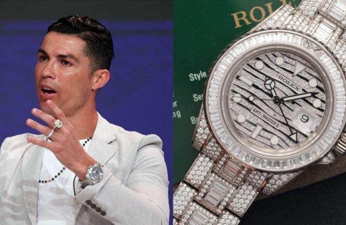 Rolex Avoids Football Rolex GMT Master Ice cristiano ronaldo