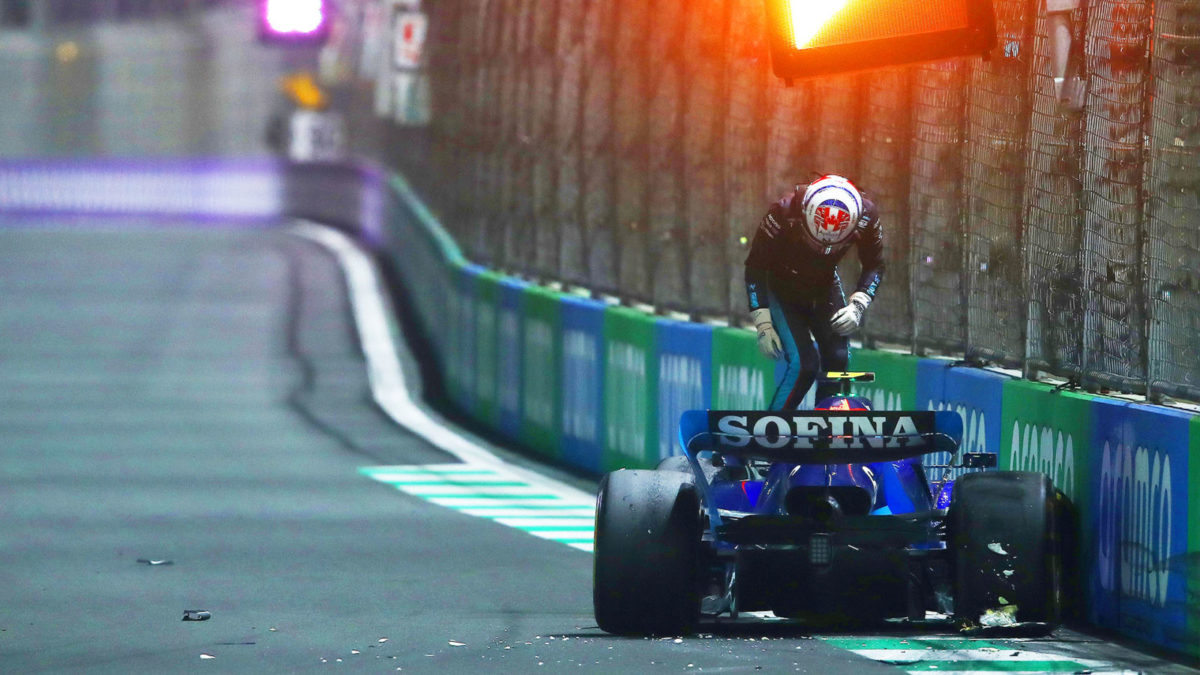 Oscar Piastri Williams F1 Nicholas Latifi Crash