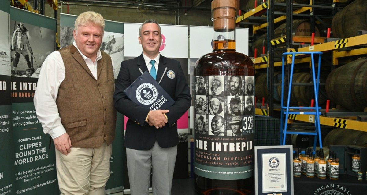World's Largest Bottle Of Whisky - Macallan The Intrepid