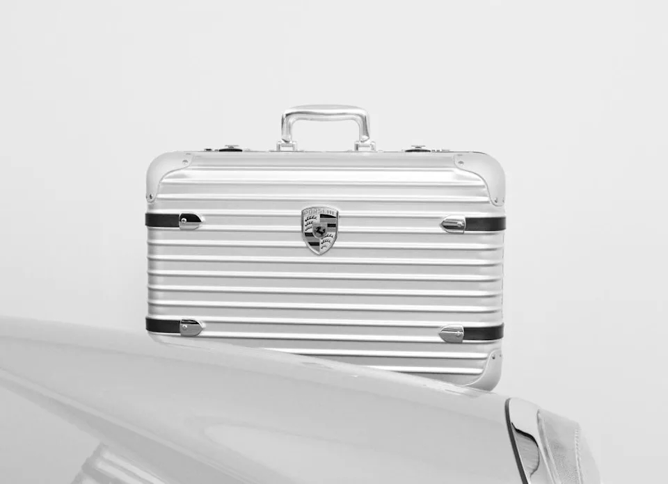 rimowa and porsche landscape