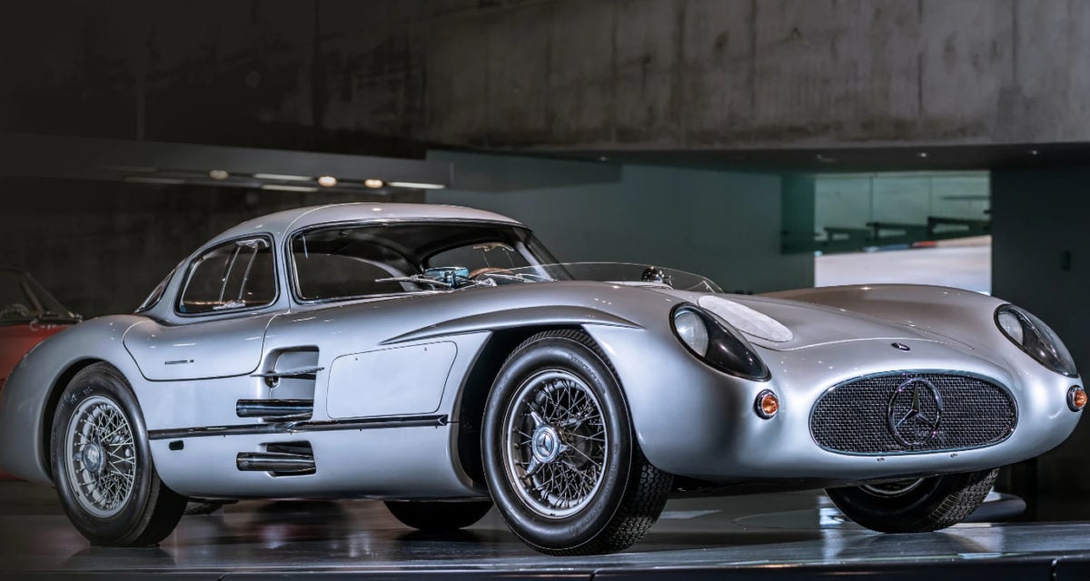 1995 Mercedes-Benz 300 SLR Uhlenhaut Coupe most expensive car in the world