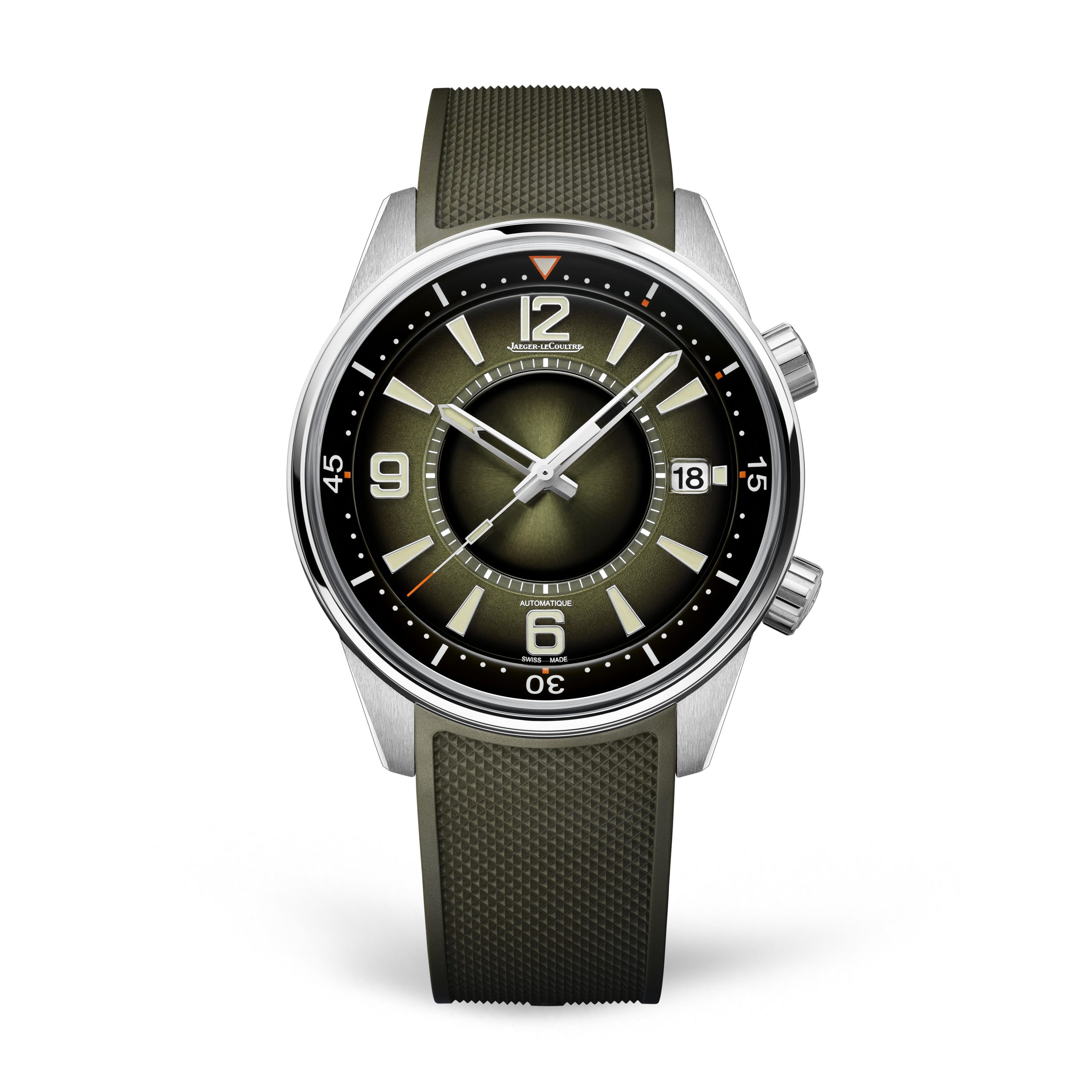 The Jaeger-LeCoultre Polaris Date Is Green, But It Might As Well Be Gold