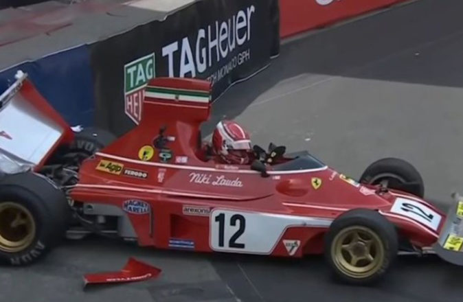 Charles Leclerc Crash Niki Lauda Ferrari Monaco Historic Grand Prix 2022 - Charles Leclerc Monaco Curse Bad Luck