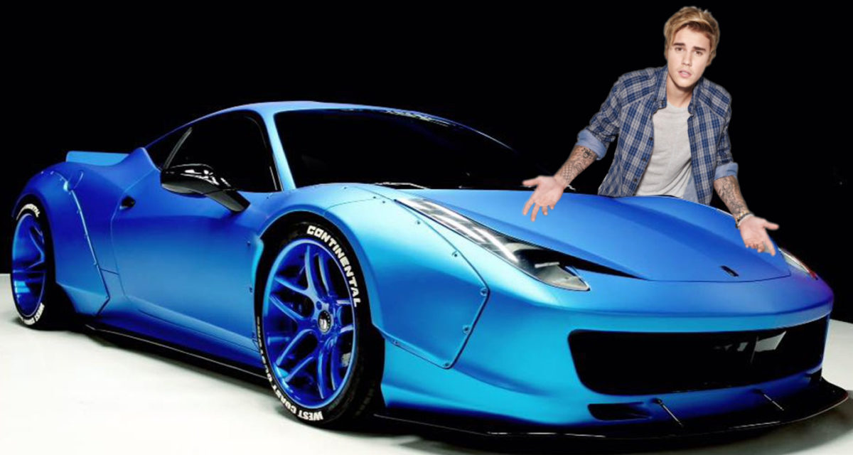 Justin Bieber Is Banned From Buying Ferrari