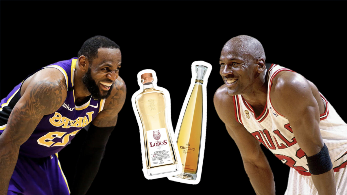 LeBron James Michael Jordan Tequila