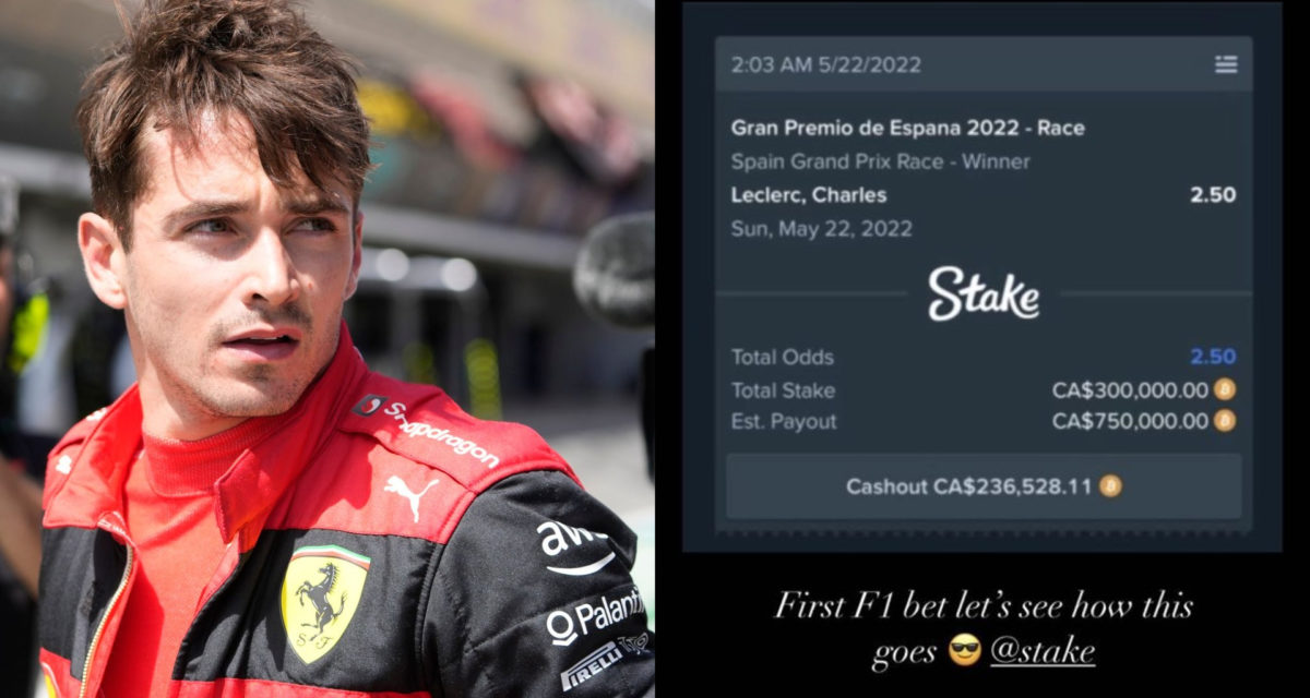Spanish Grand Prix - Charles Leclerc Drake Bet F1