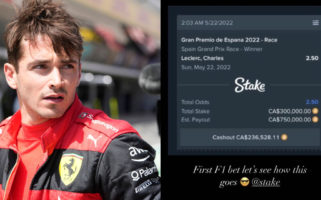 Spanish Grand Prix - Charles Leclerc Drake Bet F1