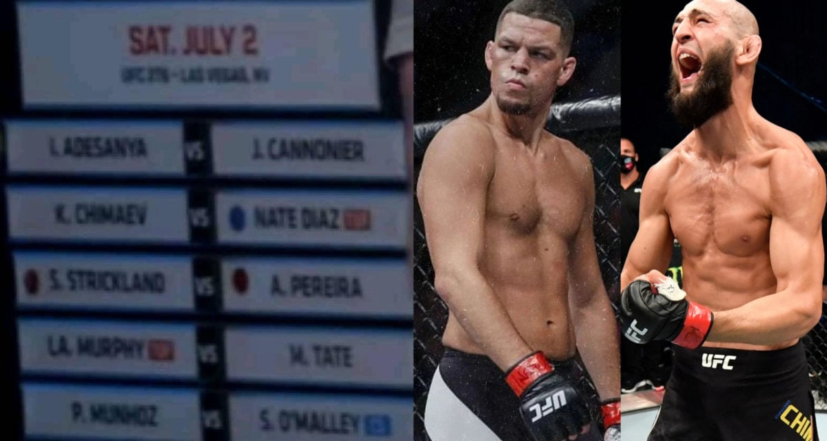 UFC 276 Fight Card Leaked