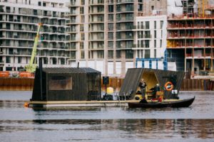 In Oslo, Norway, floating saunas are the hottest trend and the latest even comes with accommodation
