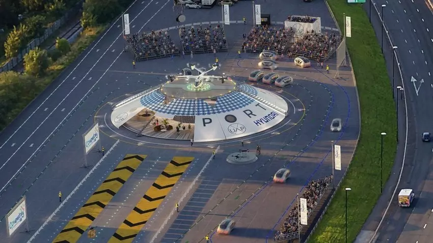 Air-One Is The World&#8217;s First Pop-Up Sustainable Airport For Flying Cars