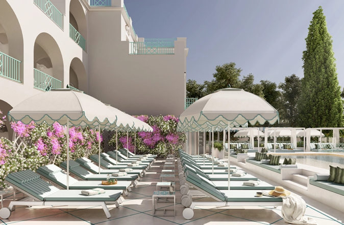 Hotel De Palma in Capri reopens this July