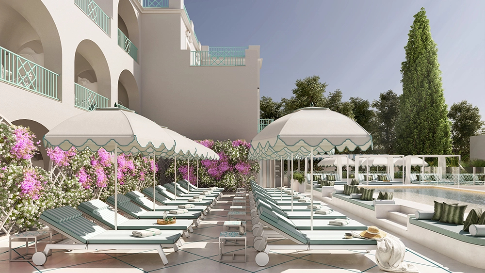 Capri’s Legendary Hotel Le Palma Reopens In July With A Pool Deck & Rooftop Bar