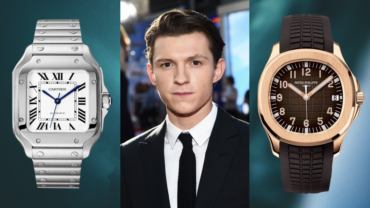 Inside Tom Holland’s World-Class Watch Collection Of Patek, Rolex, & Cartier