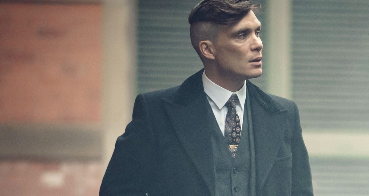 Thomas Shelby rocking a fade haircut style in Peaky Blinders