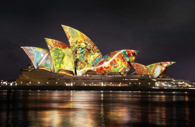 The Lighting of the Sails at Vivid Sydney kicks off at the end of May