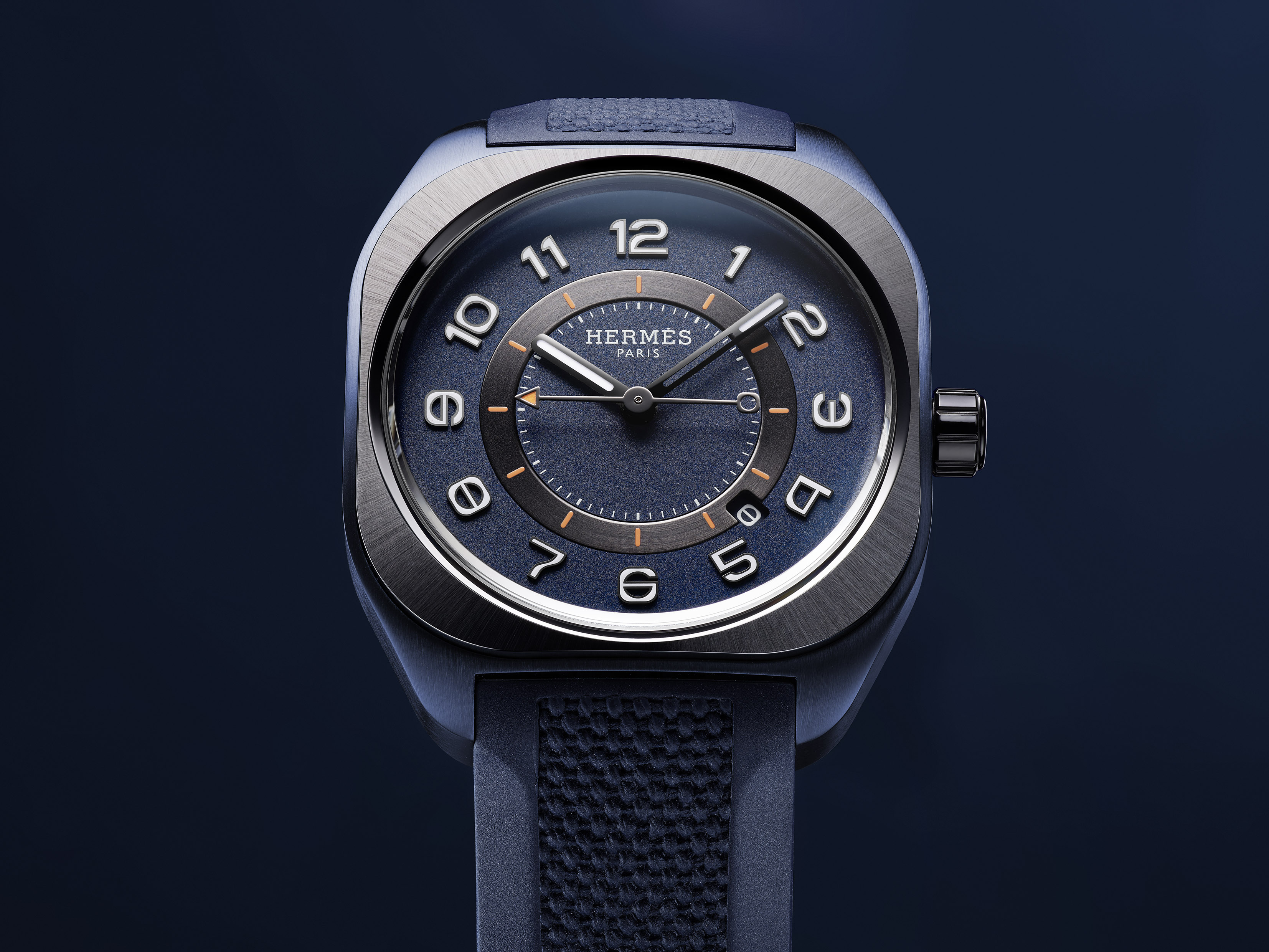 The Hermès H08 Watch Never Looked So Good In Crisp Blue Titanium