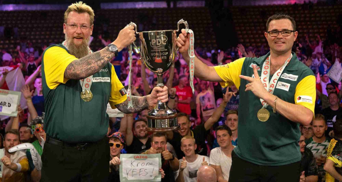 World Cup Of Darts 2022 Simon Whitlock, Damon Heta Win For Australia