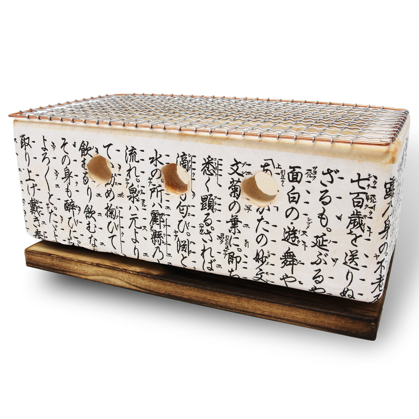 A close up of a box
