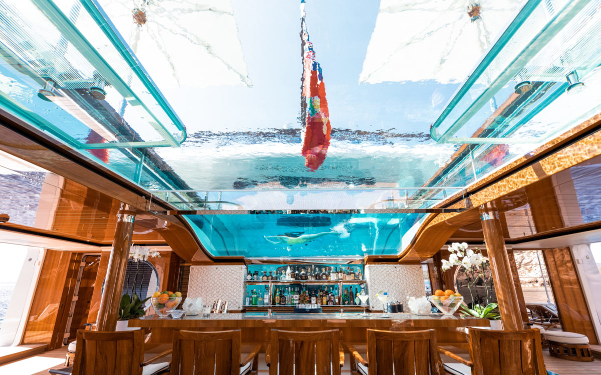 yacht faith interior