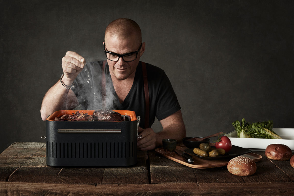 Legendary Chef Heston Blumenthal modernises the traditional Japanese Hibachi Grill with the Cube.