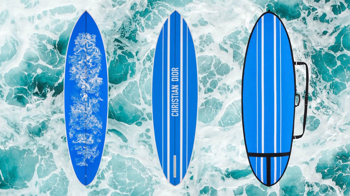 Dior surfboard