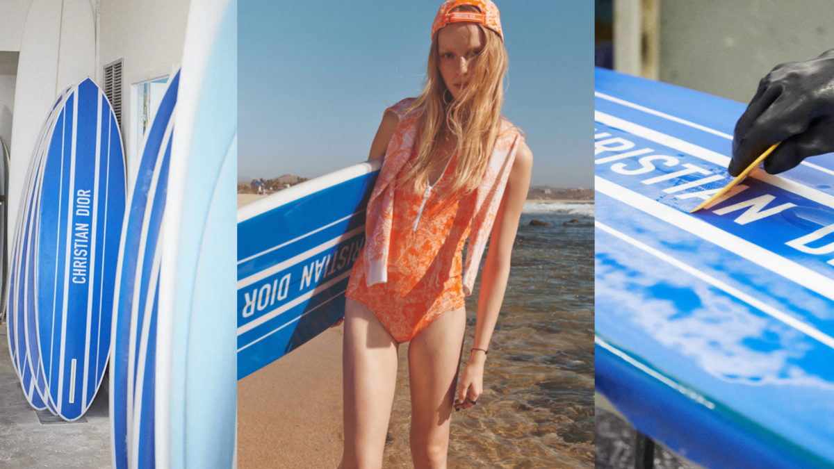 Dior surfboard