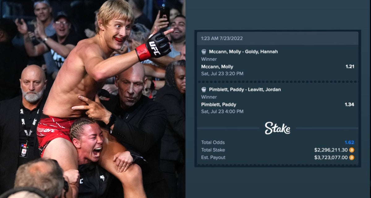 Drake Paddy Pimblett Molly McCann Rolex UFC London