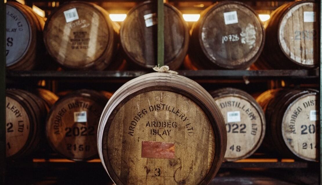A rare cask of Ardbeg whisky has broken sales records