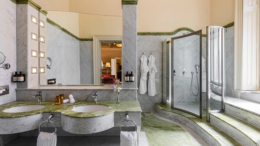 Bathroom of Hotel Carlo IV in Prague