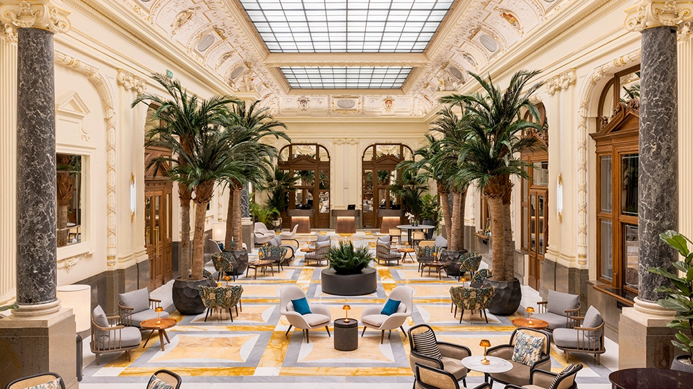 Carlo IV Hotel in Prague lobby