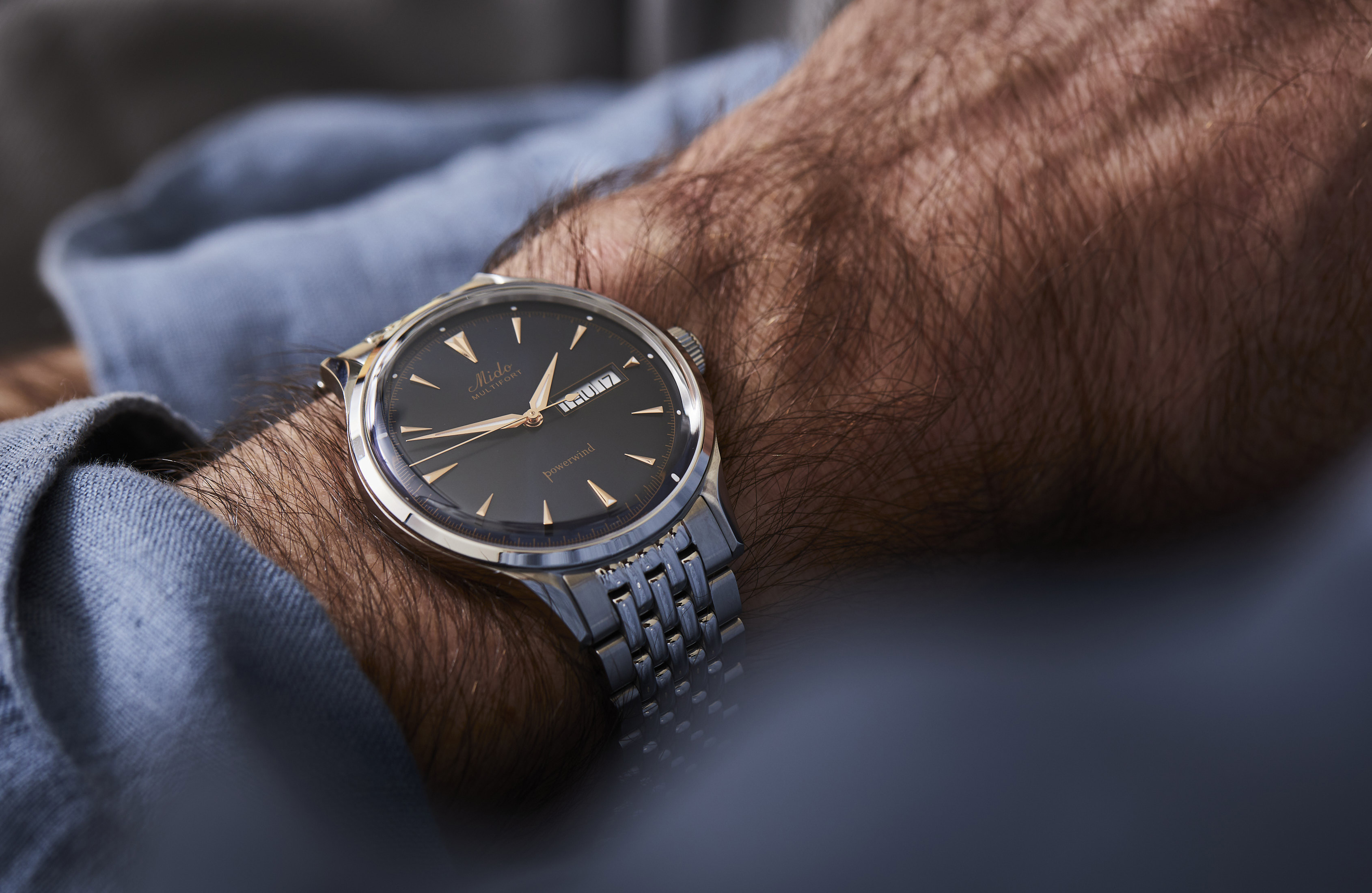 The Mido Multifort Powerwind Chronometer is a return to the golden age of watchmaking