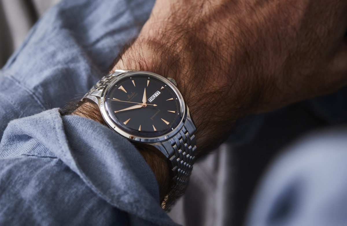 The Mido Multifort Powerwind Chronometer is a return to the golden age of watchmaking