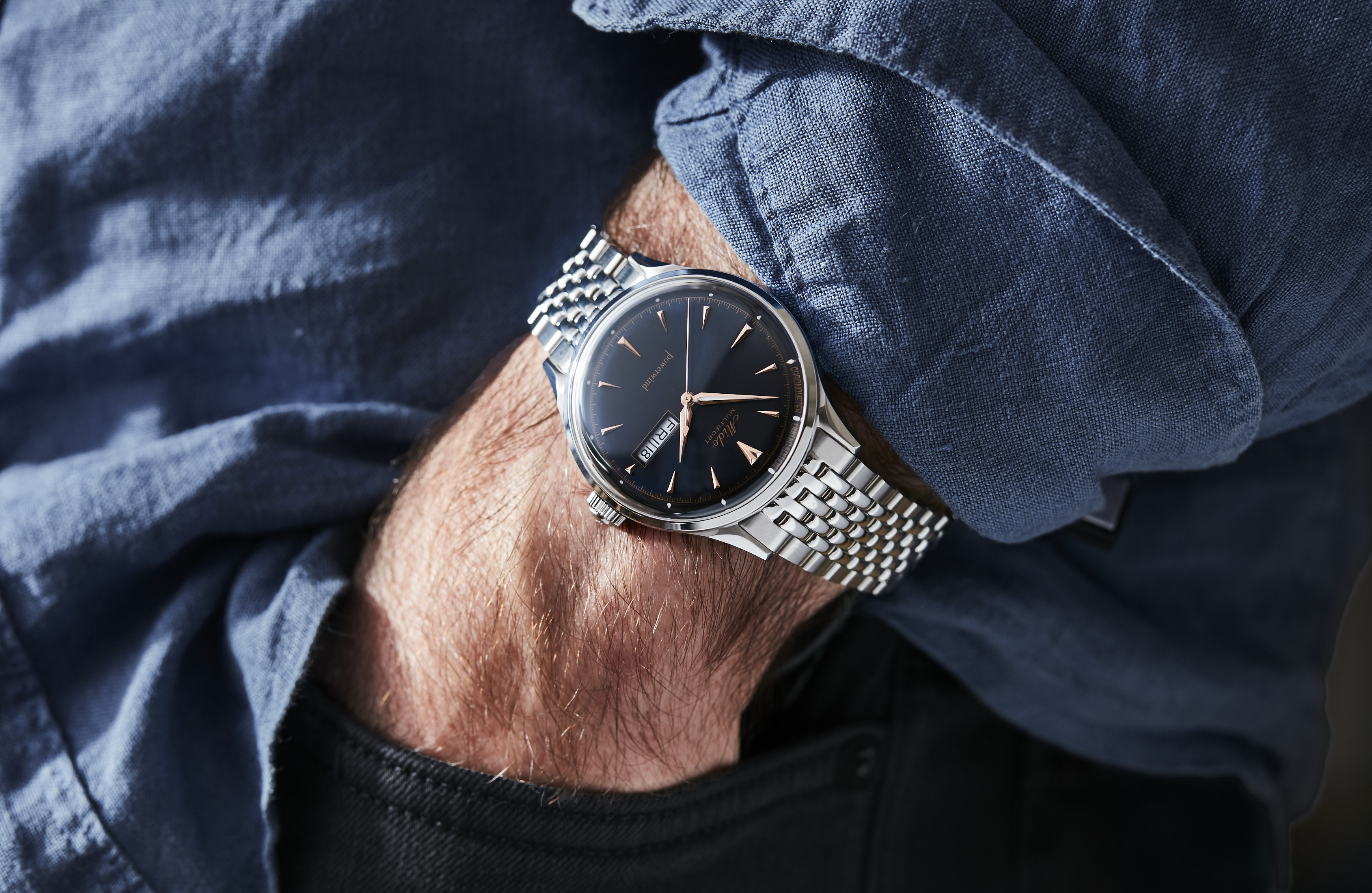 The Mido Multifort Powerwind Chronometer is a return to the golden age of watchmaking