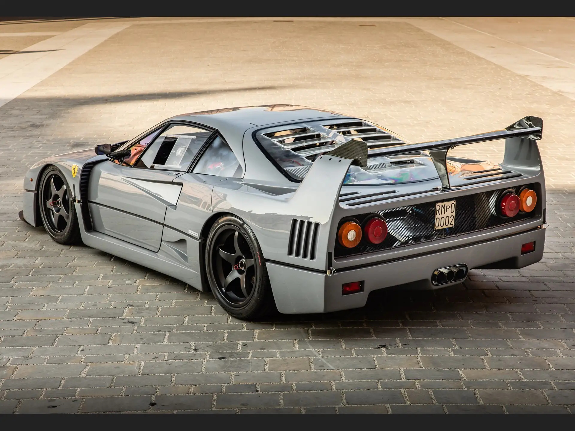 Unique Nardo Grey Ferrari F40 To Be Sold At Auction