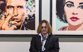 Johnny Depp's art collection has netted the actor $5 million in just a few hours.