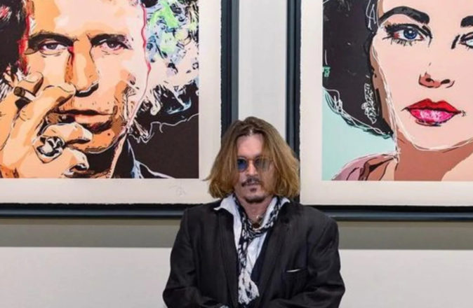 Johnny Depp's art collection has netted the actor $5 million in just a few hours.