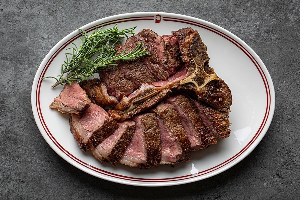 A bistecca steak at Sasso in Brisbane