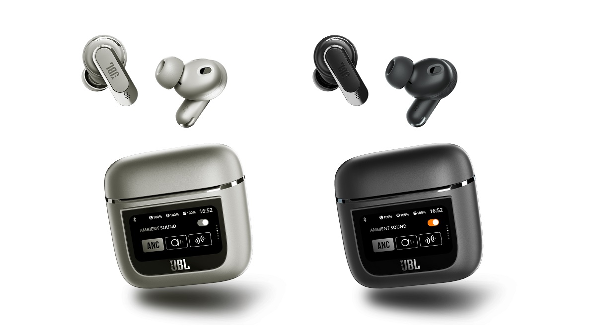JBL Reveal Wireless Earbuds With A Smartwatch-Style Touch Screen