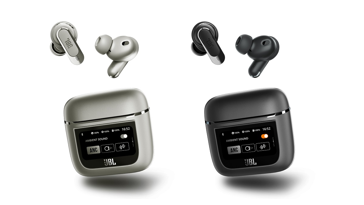 JBL’s New Tour Pro 2 Earbuds Feature A Smartwatch-Style Touch Display