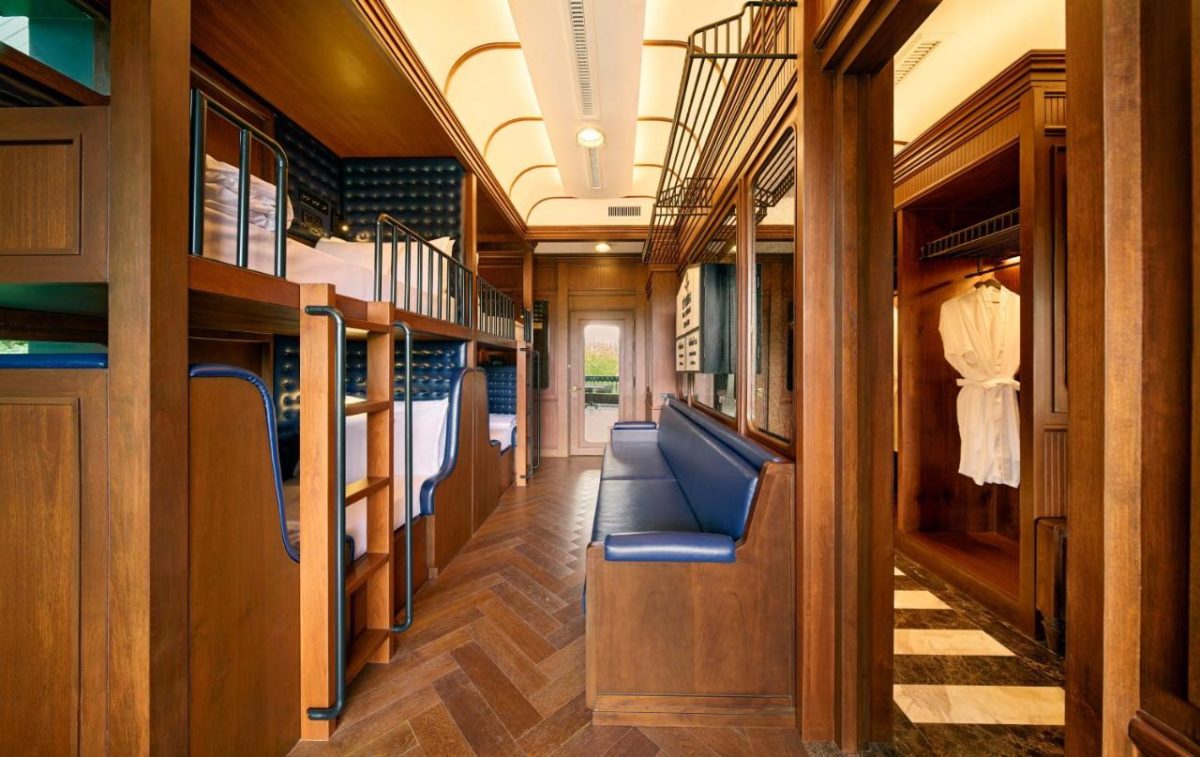 InterContinental Khao Yai in Thailand transforms train cars into luxury suites