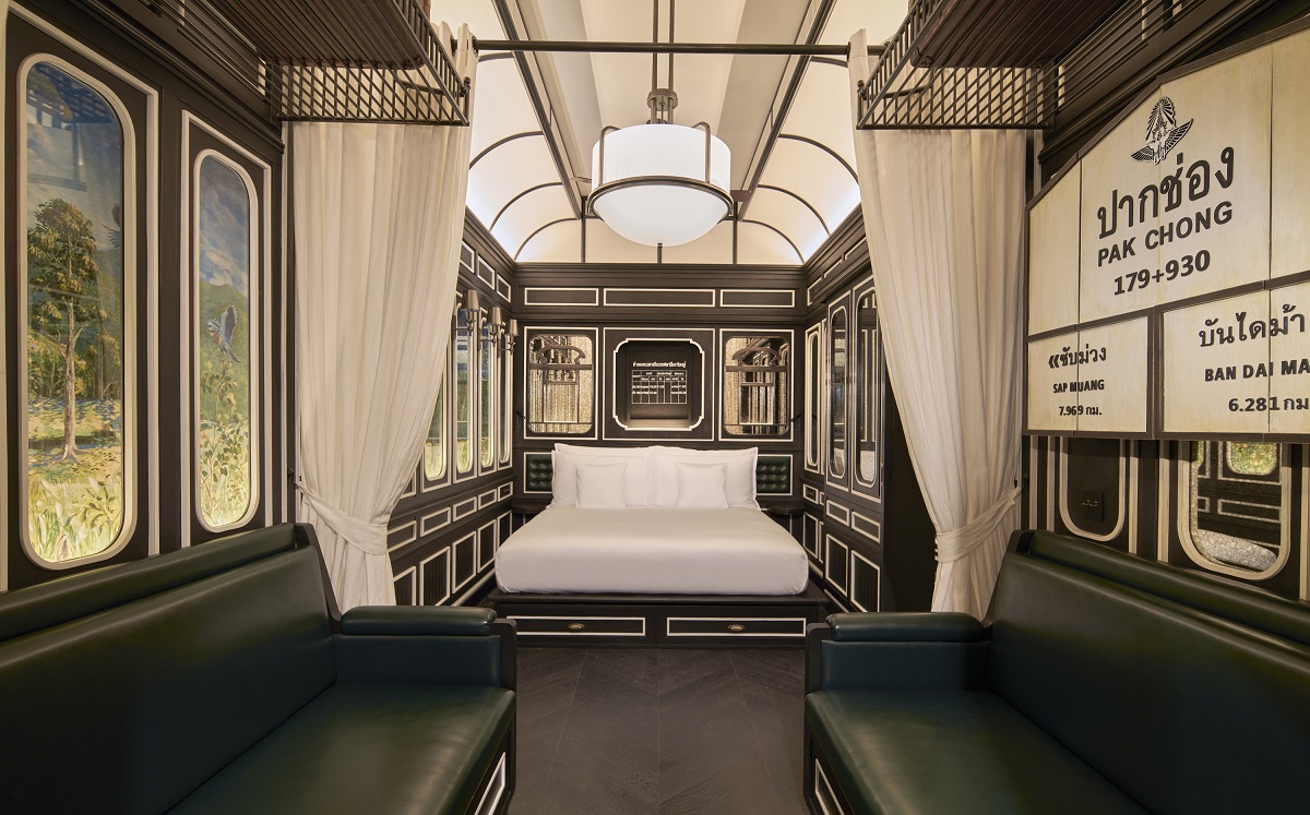 InterContinental Khao Yai has turned heritage train cars into luxury suites.