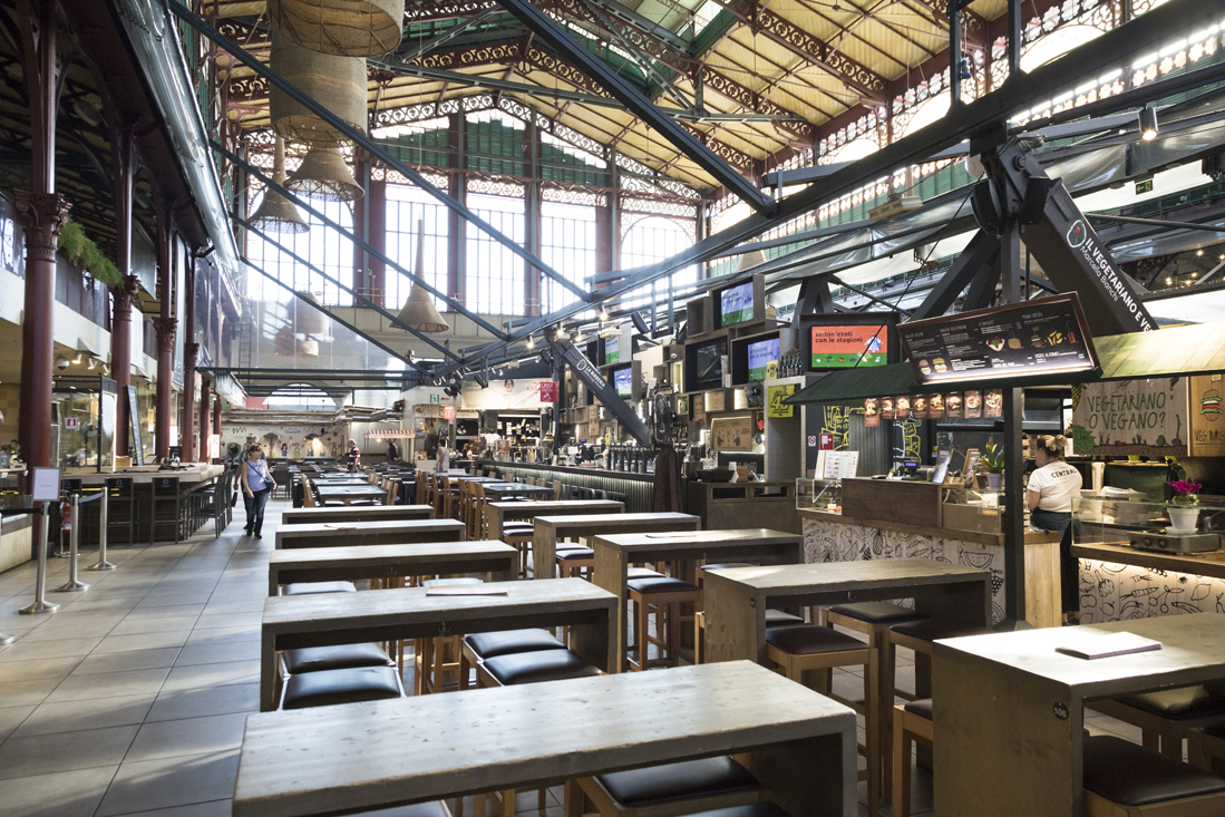 Mercato Centrale in Florence, one of Italy's most famous food markets.