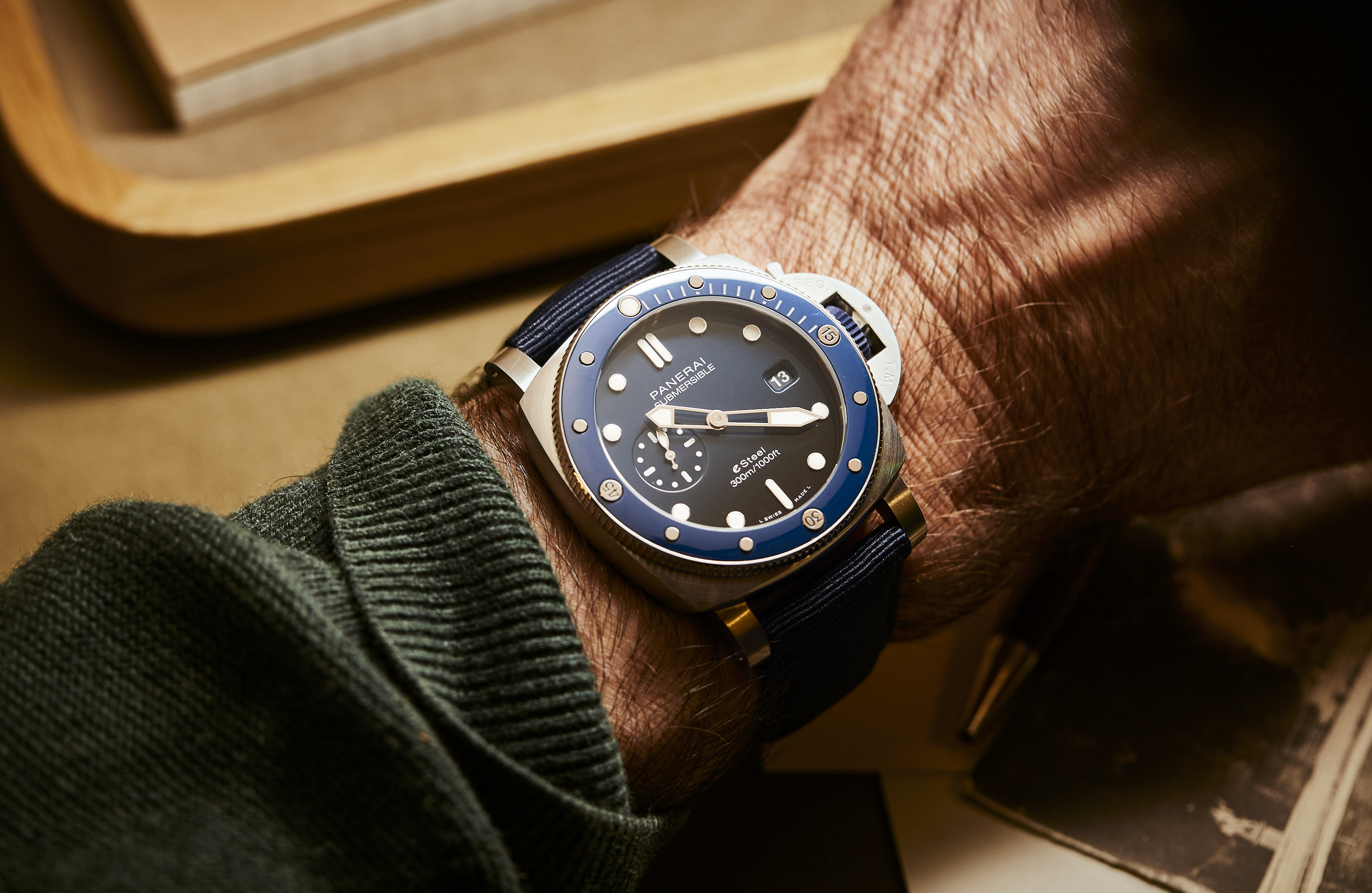 Panerai’s Submersible QuarantaQuattro eSteel Collection Is A Vision Of A Better Future