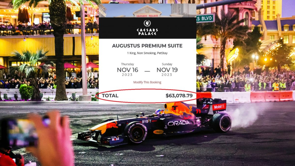 Las Vegas Grand Prix Hotel Rooms Are Already Ridiculously Priced