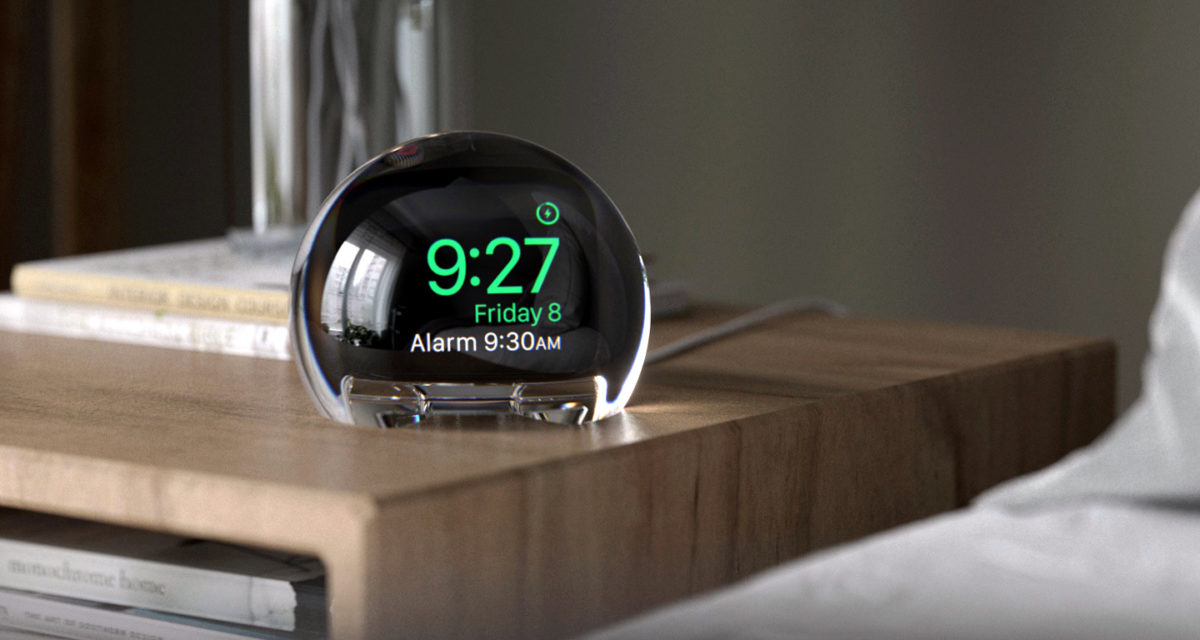 The NightWatch Dock Turns Your Apple Watch Into A Stylish Alarm Clock
