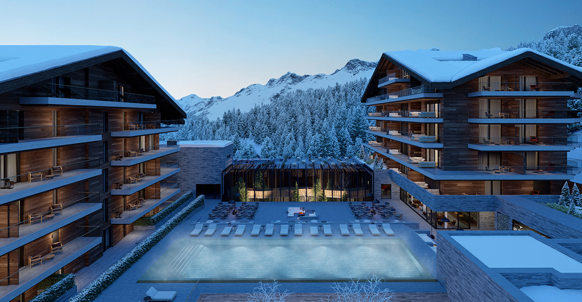 Six Senses Crans-Montana, ein Luxus-Skiresort in der Schweiz, wird nächstes Jahr eröffnet