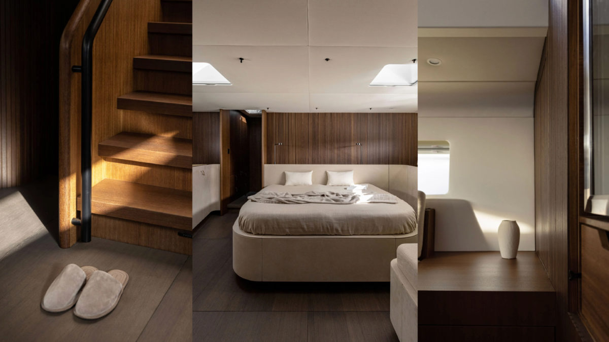 Norm Architects y9 yacht interior