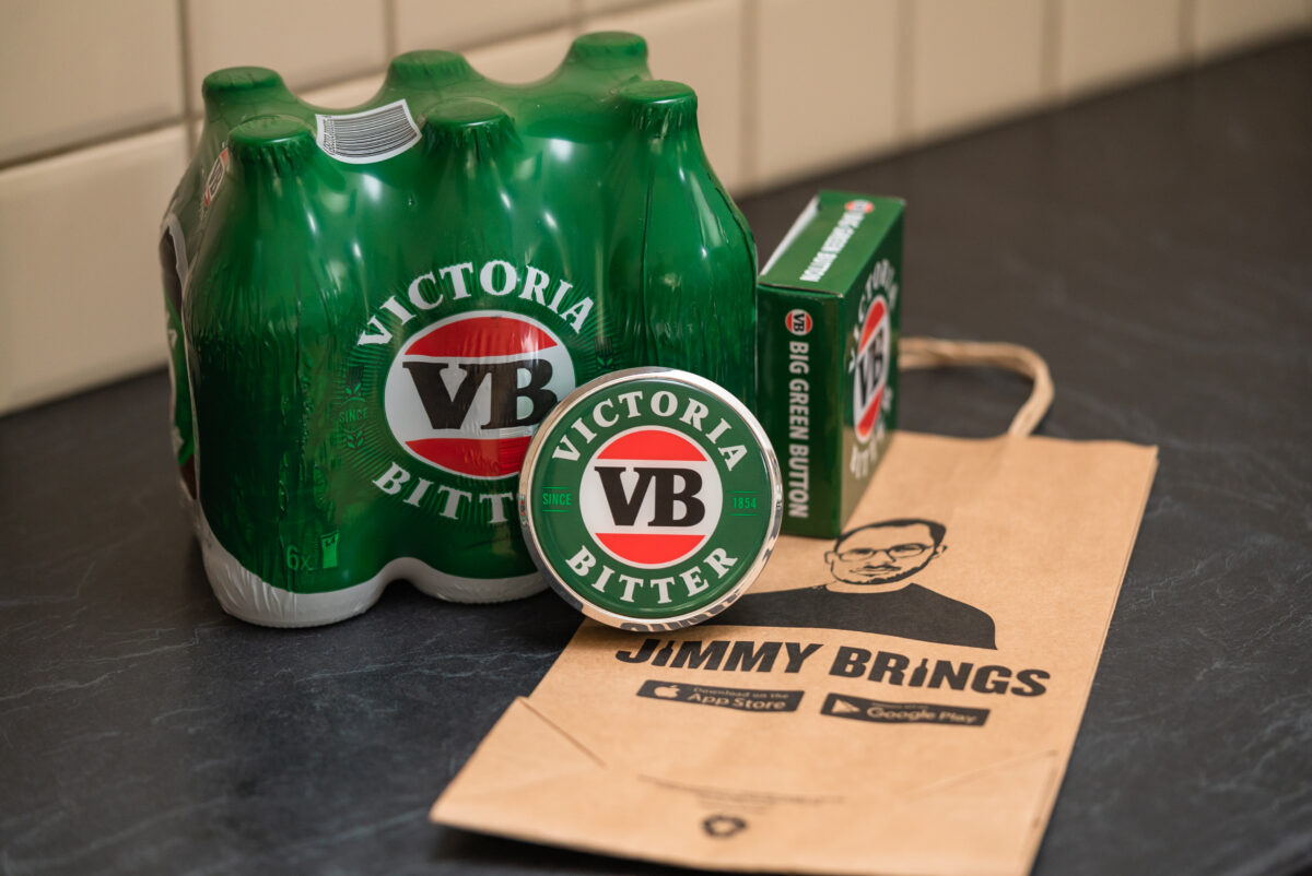 This Big Green Button Delivers Cases Of VB To Your Doorstep When Tapped
