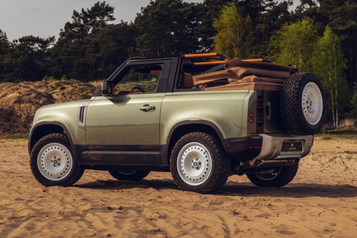 The Land Rover Defender 90 Valiance Convertible